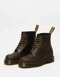Dr Martens 1460 Bex 8 eye boots in dark brown leather offers at S$ 114 in asos