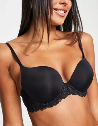 Dorina Claire super push up bra in black lace offers at S$ 199 in asos