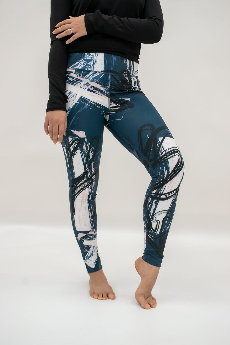 Pilates Sports Tights Women GlowGrunge offers at S$ 46.9 in Decathlon