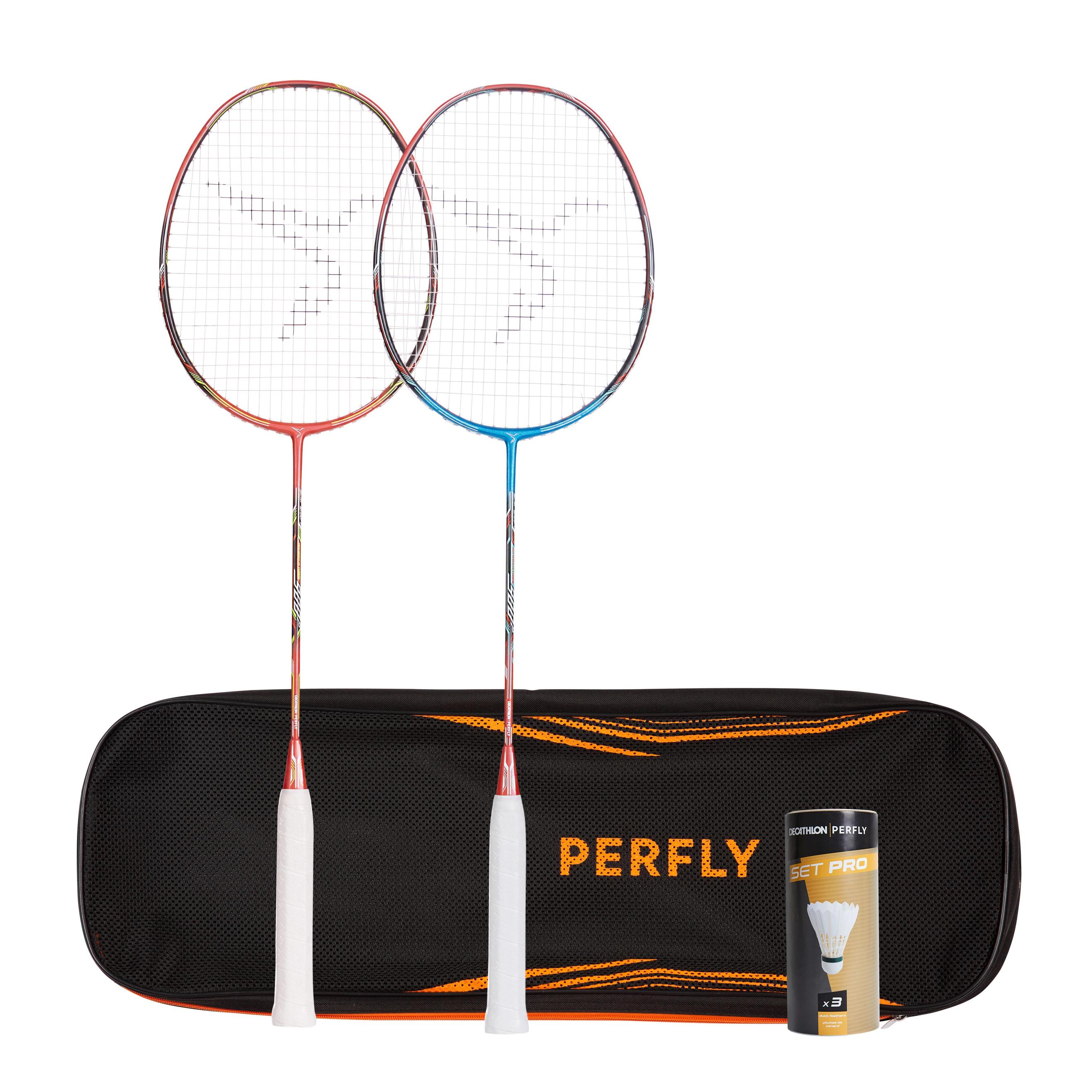 Badminton Racket Set Perfly BR900 Pro offers at S$ 99.9 in Decathlon