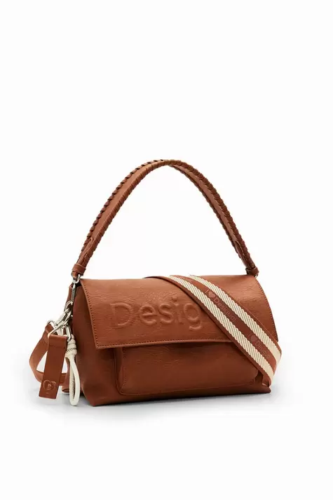 New collection M logo crossbody bag offers at S$ 129 in Desigual