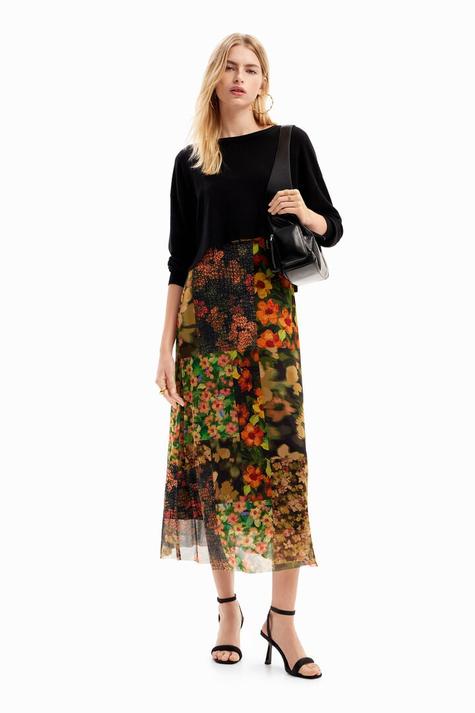 Special Prices 2-in-1 patchwork midi dress offers at S$ 122.01 in Desigual