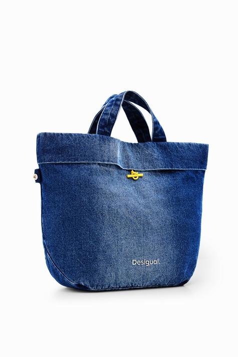 New collection L reversible denim tote bag offers at S$ 209 in Desigual