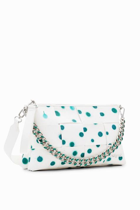 New collection M woven droplets crossbody bag offers at S$ 169 in Desigual
