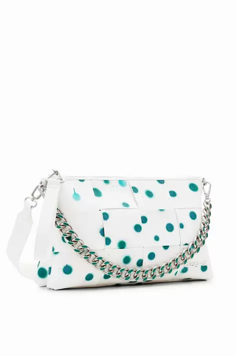 New collection M woven droplets crossbody bag offers at S$ 169 in Desigual