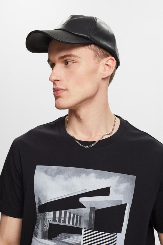 Logo Leather Baseball Cap offers at S$ 186.9 in Esprit