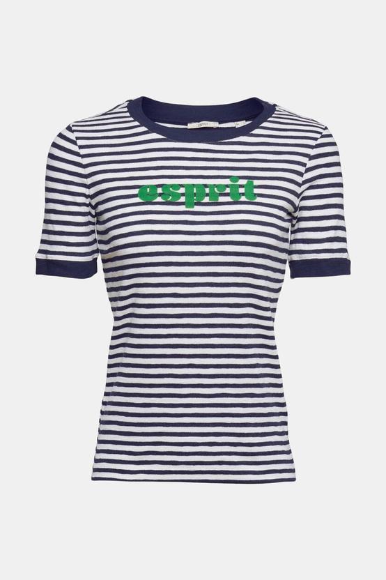 Striped logo t-shirt offers at S$ 38.9 in Esprit