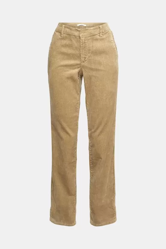 Mid-rise corduroy trousers offers at S$ 350 in Esprit