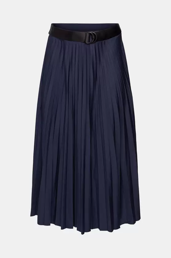 Pleated skirt with belt offers at S$ 350 in Esprit