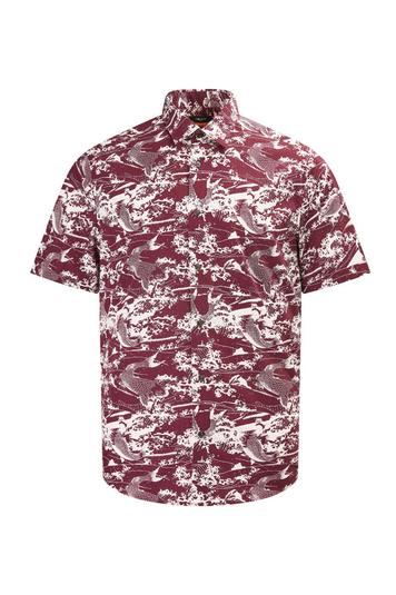 Fish Print Casual Short Sleeve Shirt offers at S$ 39 in G2000