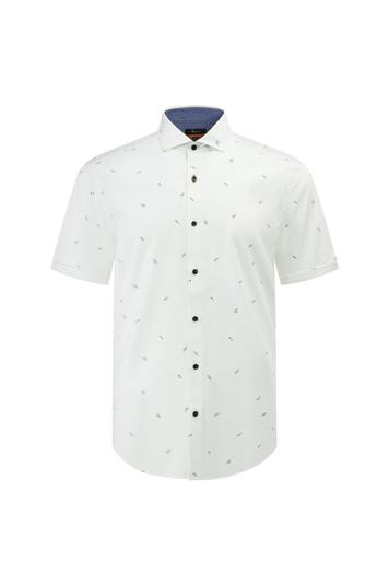 Wrinkle Free Printed Casual Shirt offers at S$ 39 in G2000