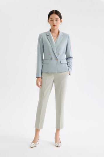 Sia Soft Touch Stretchable Compact Ponte Double Breasted Blazer offers at S$ 79 in G2000