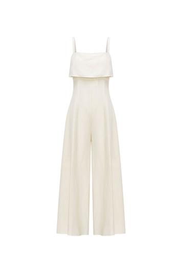 Flare Jumpsuit with Adjustable Straps offers at S$ 96.85 in G2000