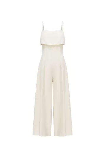 Flare Jumpsuit with Adjustable Straps offers at S$ 96.85 in G2000