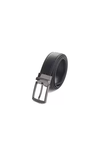 35mm Black Genuine Split Leather Reversible Belt-35mm [Without Buckle] offers at S$ 27 in G2000