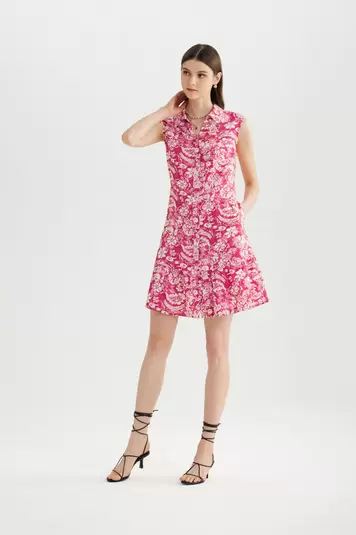 Floral Printed Shirt Dress offers at S$ 83.85 in G2000