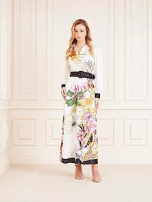 Marciano floral print long dress offers at S$ 300 in Guess