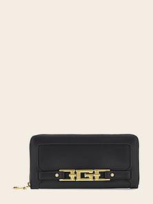 Cristina genuine leather wallet offers at S$ 67.5 in Guess