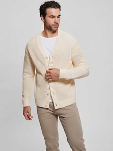 Mesh stitch cardigan offers at S$ 85 in Guess