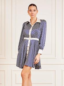 Marciano logo print mini dress offers at S$ 215 in Guess