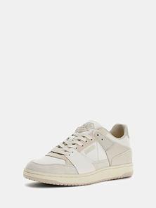 Sava Low mixed-leather sneakers offers at S$ 50 in Guess