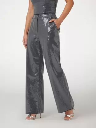 Cassia sequined pant offers at S$ 130 in Guess