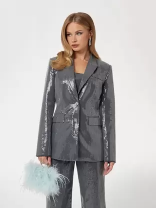 Sequin blazer offers at S$ 190 in Guess