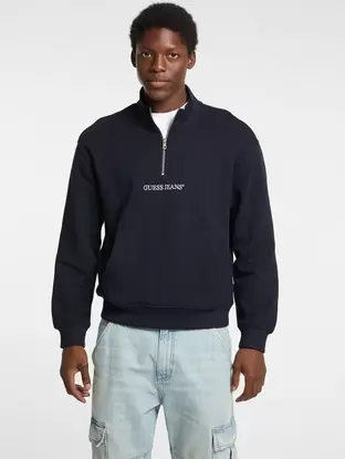 Half-Zip Logo Sweater offers at S$ 75 in Guess