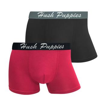 2pcs Men's Boxer Briefs | Bamboo Spandex | HMX856637AS1 offers at S$ 18.9 in Hush Puppies