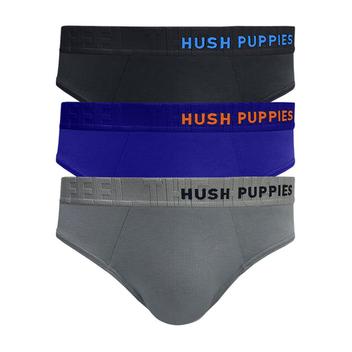 3pcs Men's Briefs | Cotton Elastane | Hipster HMB039295AS1 offers at S$ 17.9 in Hush Puppies
