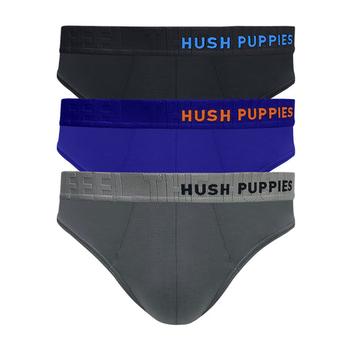 3pcs Men's Briefs | Cotton Elastane | Mini HMB039294AS1 offers at S$ 17.9 in Hush Puppies