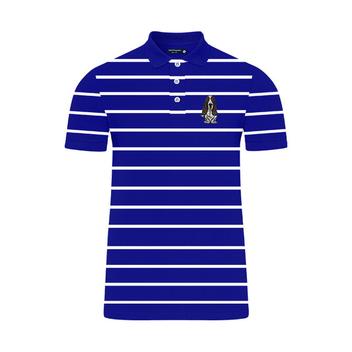Men's Stripe Polo With Big Dog | 100% Cotton | HMP187859Multi offers at S$ 47.9 in Hush Puppies