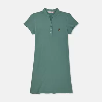 Ladies' Polo Dress with Small Dog | Pique Cotton | HLD278468 offers at S$ 47.9 in Hush Puppies