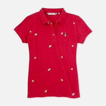 Ladies' Full Print Polo With Small Dog Embroidery | Pique Cotton | HLP379036 offers at S$ 28.9 in Hush Puppies