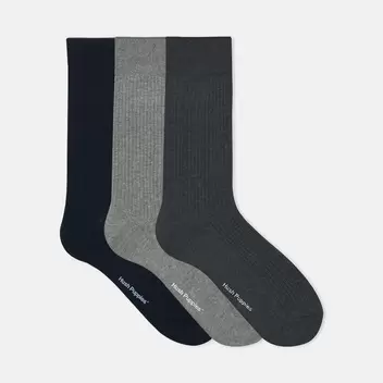 3pcs Men's Full Length Socks | 13133215145 offers at S$ 12.9 in Hush Puppies