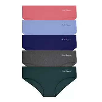 5pcs Ladies' Panties | Cotton Elastane | Essential C | Hipster | HLU008953 offers at S$ 19.9 in Hush Puppies