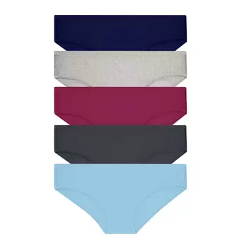 5pcs Ladies' Panties | Cotton Spandex | Essential D |Mini HLU008956 offers at S$ 19.9 in Hush Puppies