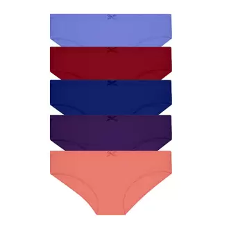 5pcs Ladies' Panties | Cotton Spandex | Basic C | Mini HLU008879 offers at S$ 19.9 in Hush Puppies