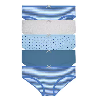 5pcs Ladies' Dots Stripes Panties | Cotton Spandex | Hipster HLU278256 offers at S$ 22.9 in Hush Puppies