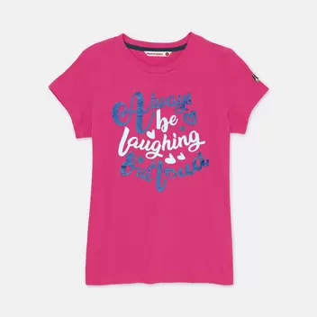 Ladies Round Neck Graphic Tee | 100% Cotton | HLT368821 offers at S$ 21.9 in Hush Puppies