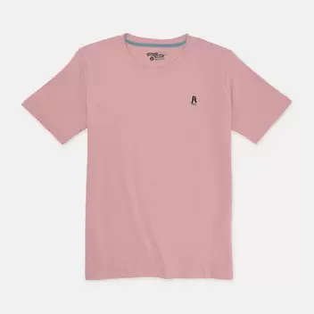 Men's Round Neck Basic Tee With Embroidery | 100% Cotton | Regular Fit | HMT439219 offers at S$ 19.9 in Hush Puppies