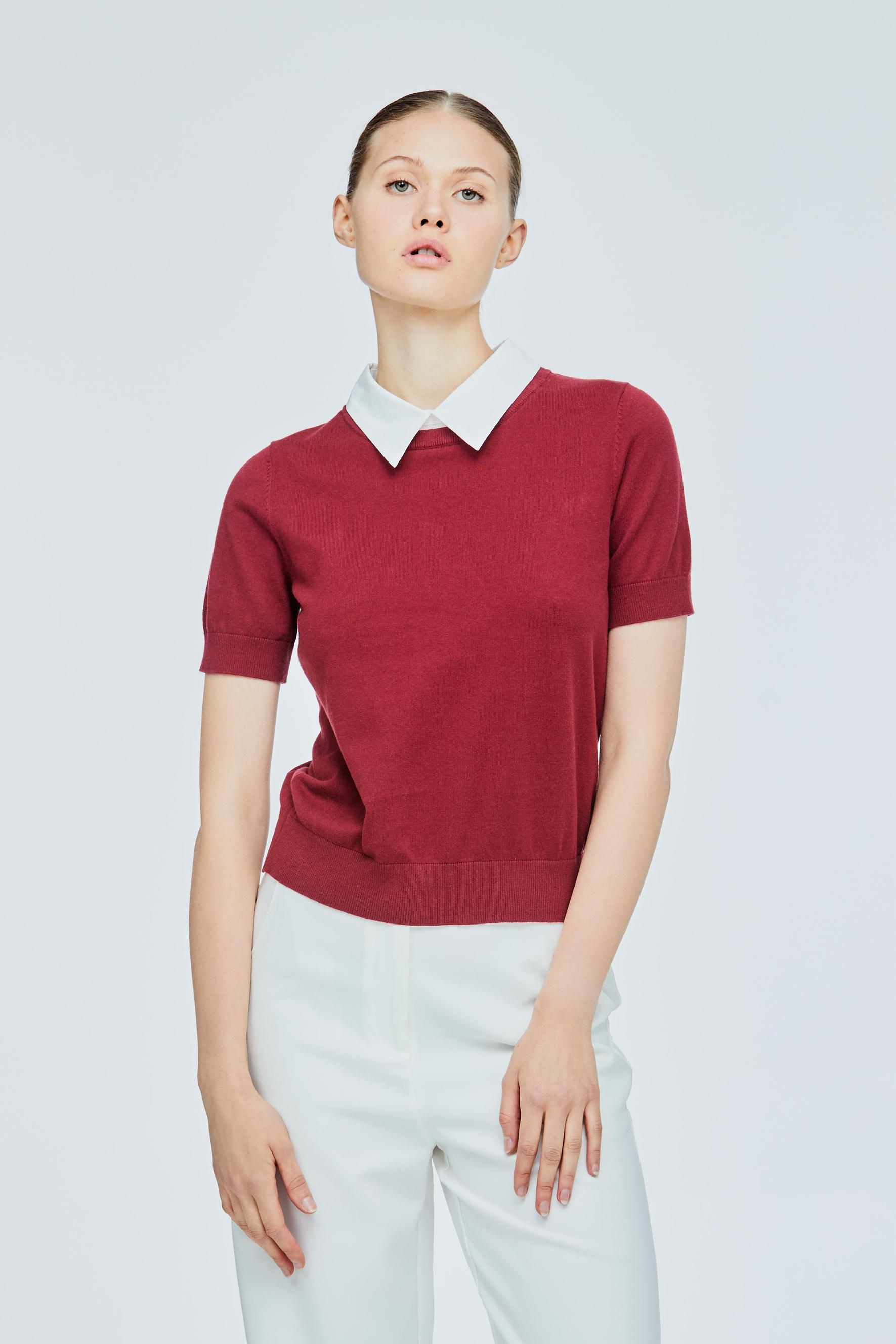 Collared Knit Top offers at S$ 29.9 in Iora