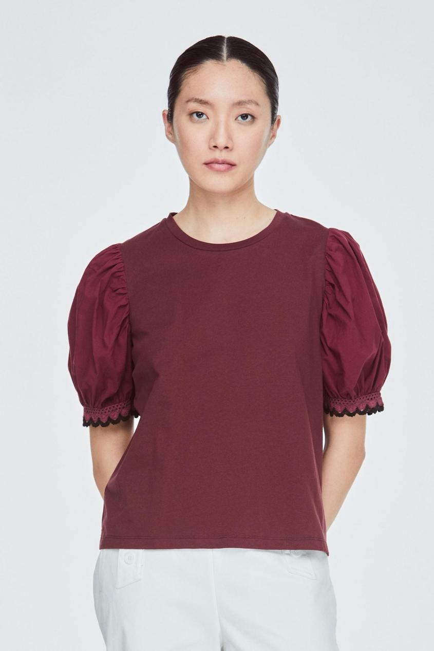 Basic Contrast Trim Top offers at S$ 19.9 in Iora