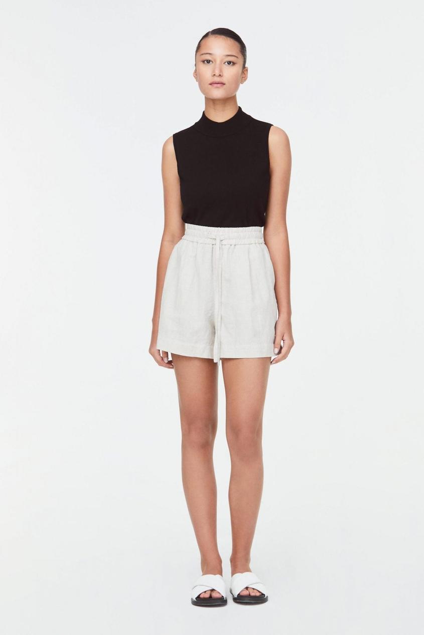 Elasticated Smocked Waist Shorts offers at S$ 29.9 in Iora