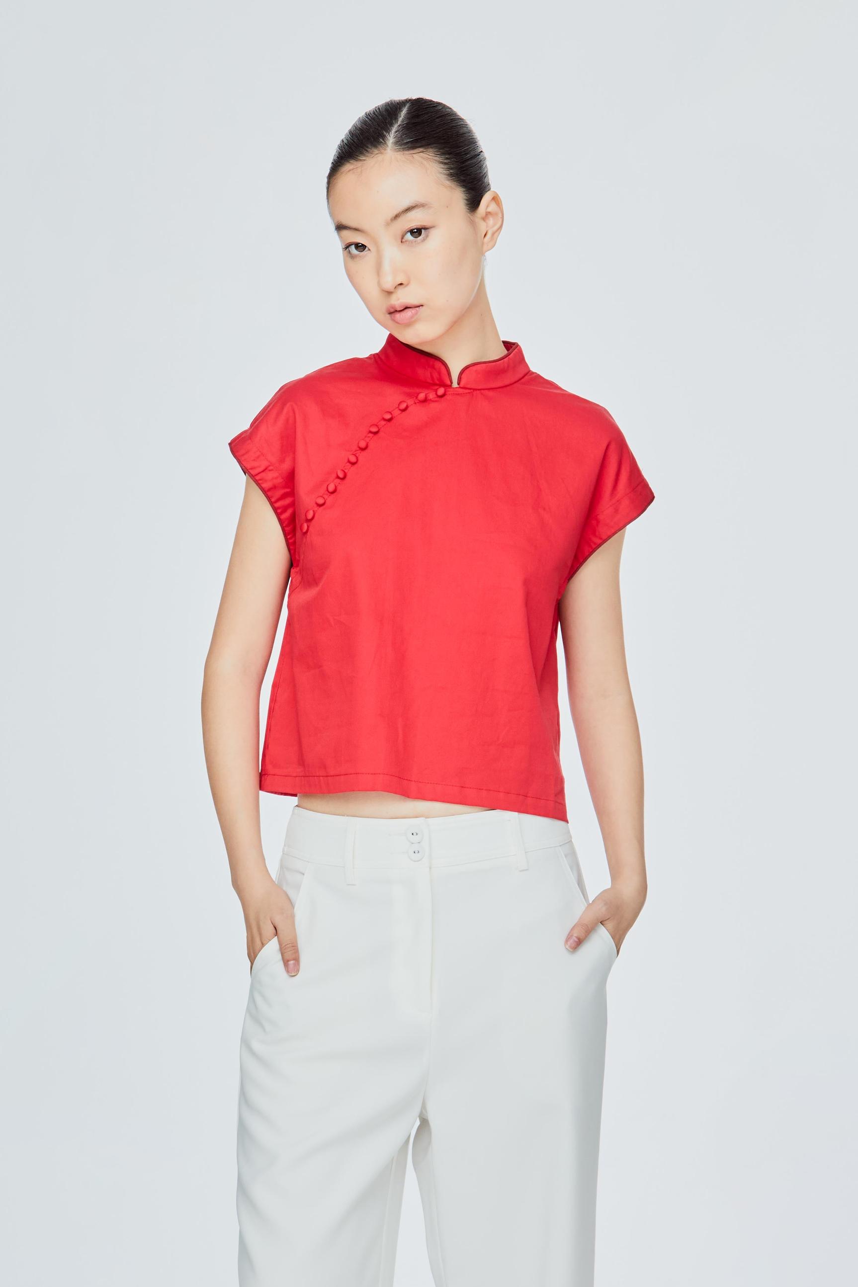 Box Mandarin Blouse offers at S$ 29.9 in Iora