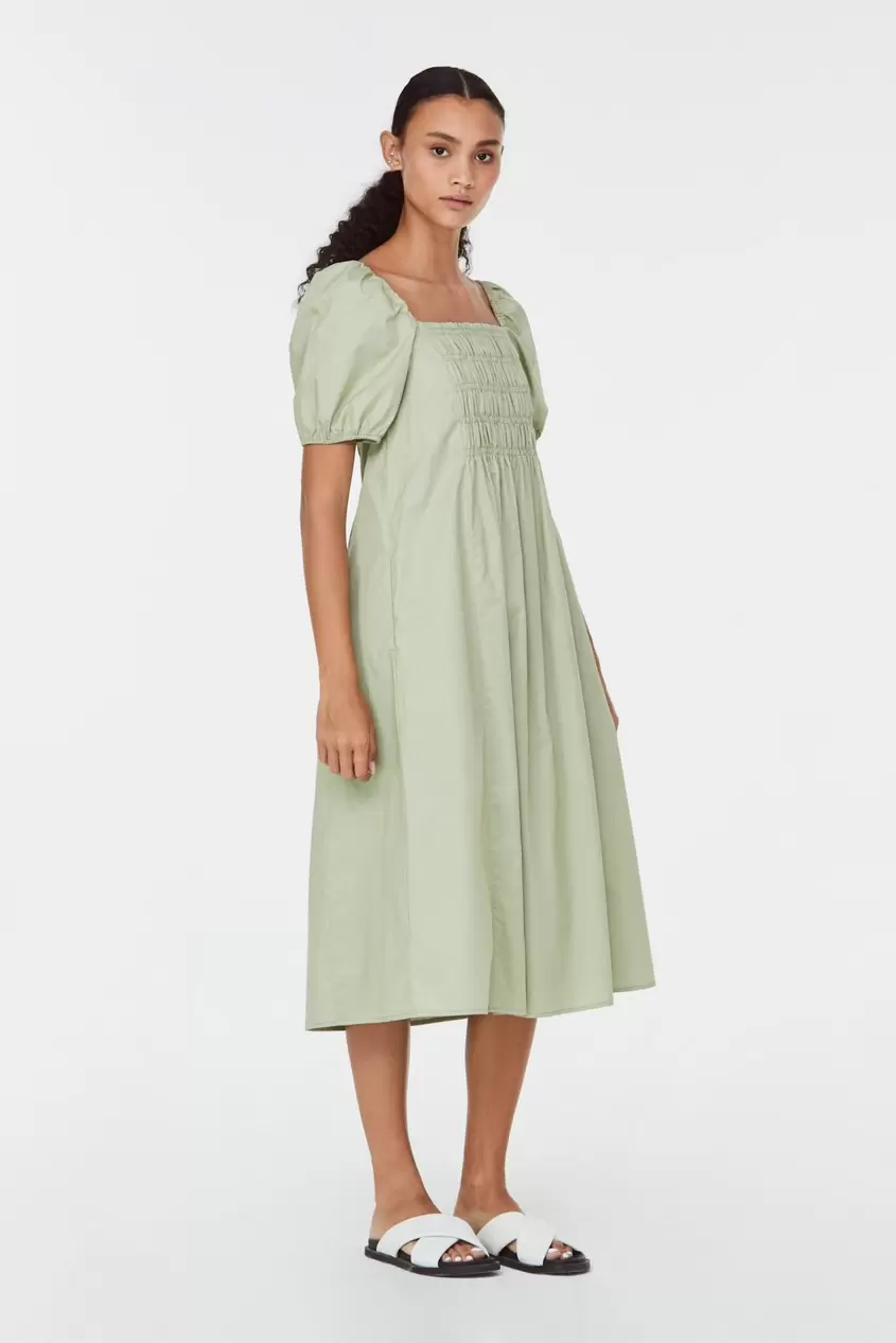 Puff Sleeve Smocked Dress offers at S$ 49.9 in Iora