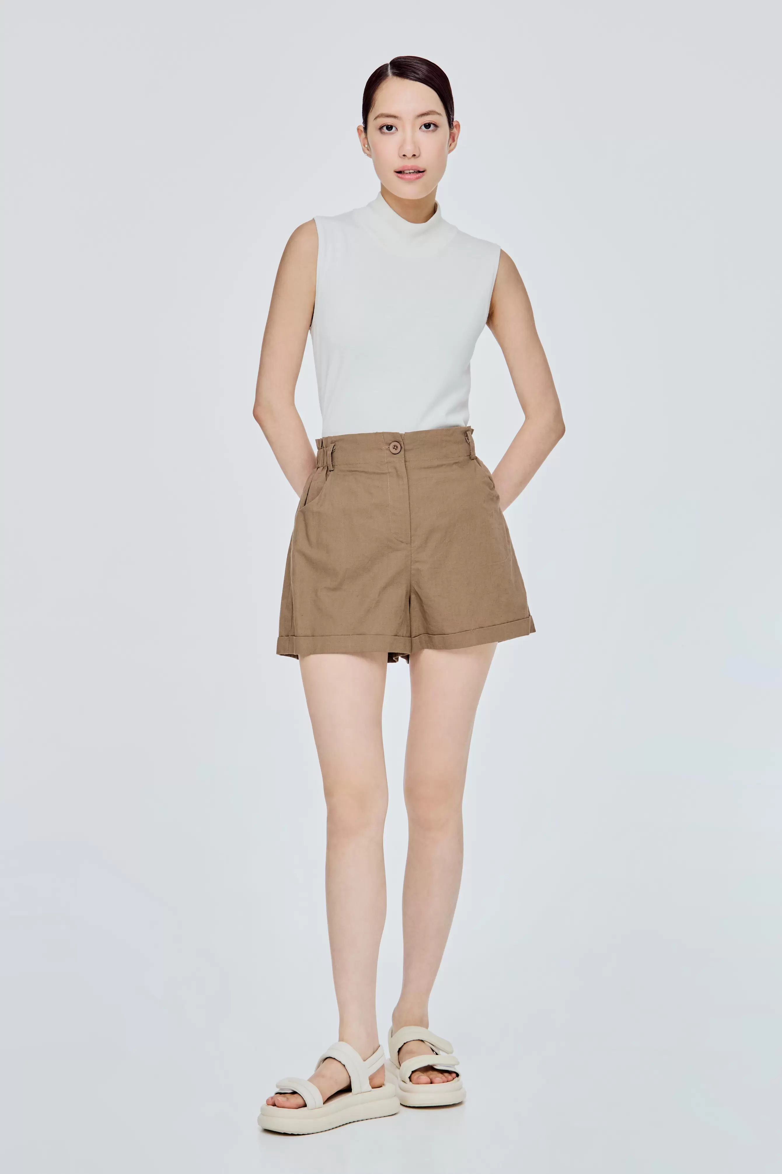 Back Ruffled Shorts offers at S$ 29.9 in Iora