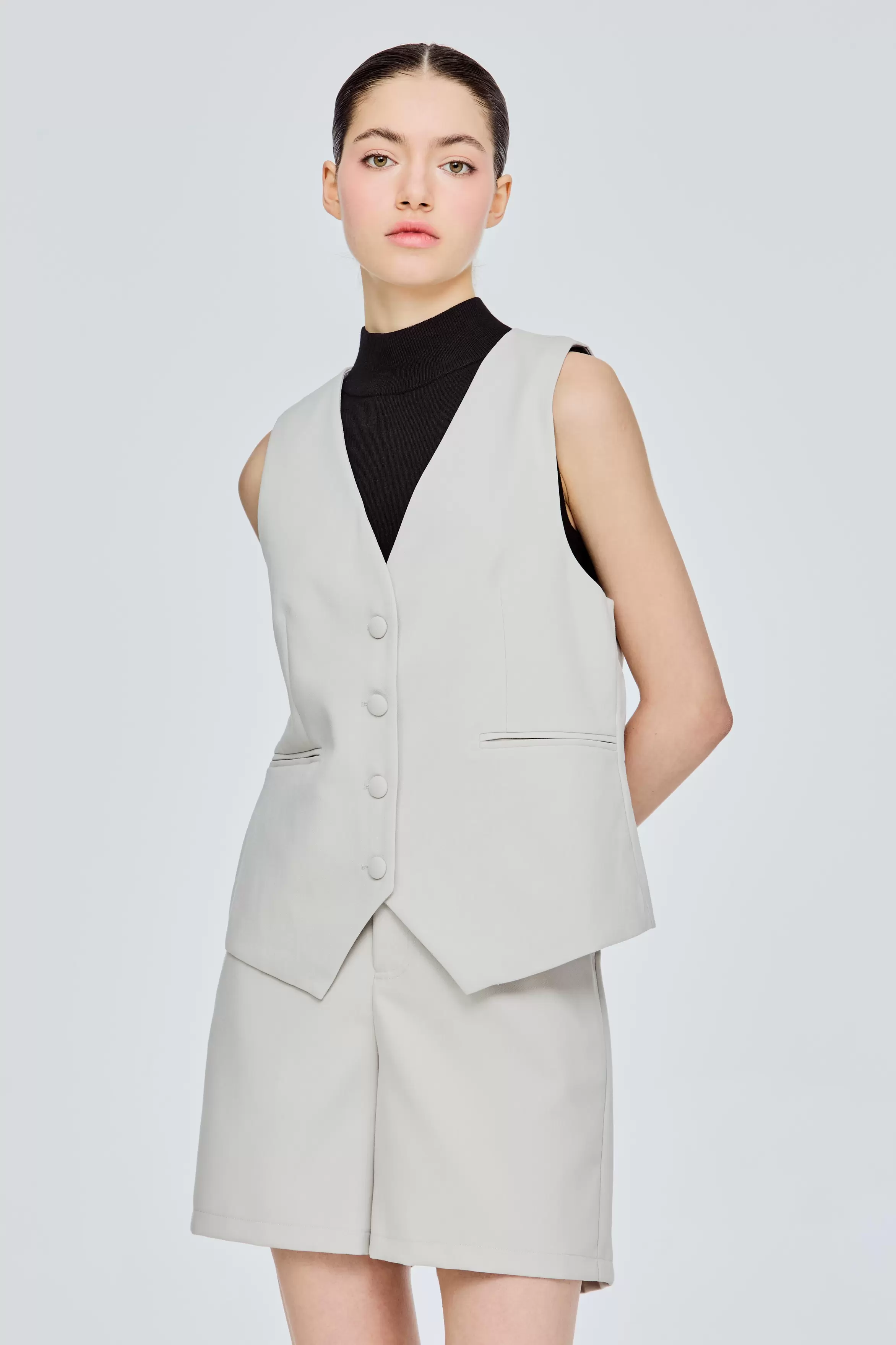 Basic Buttoned Waistcoat offers at S$ 39.9 in Iora