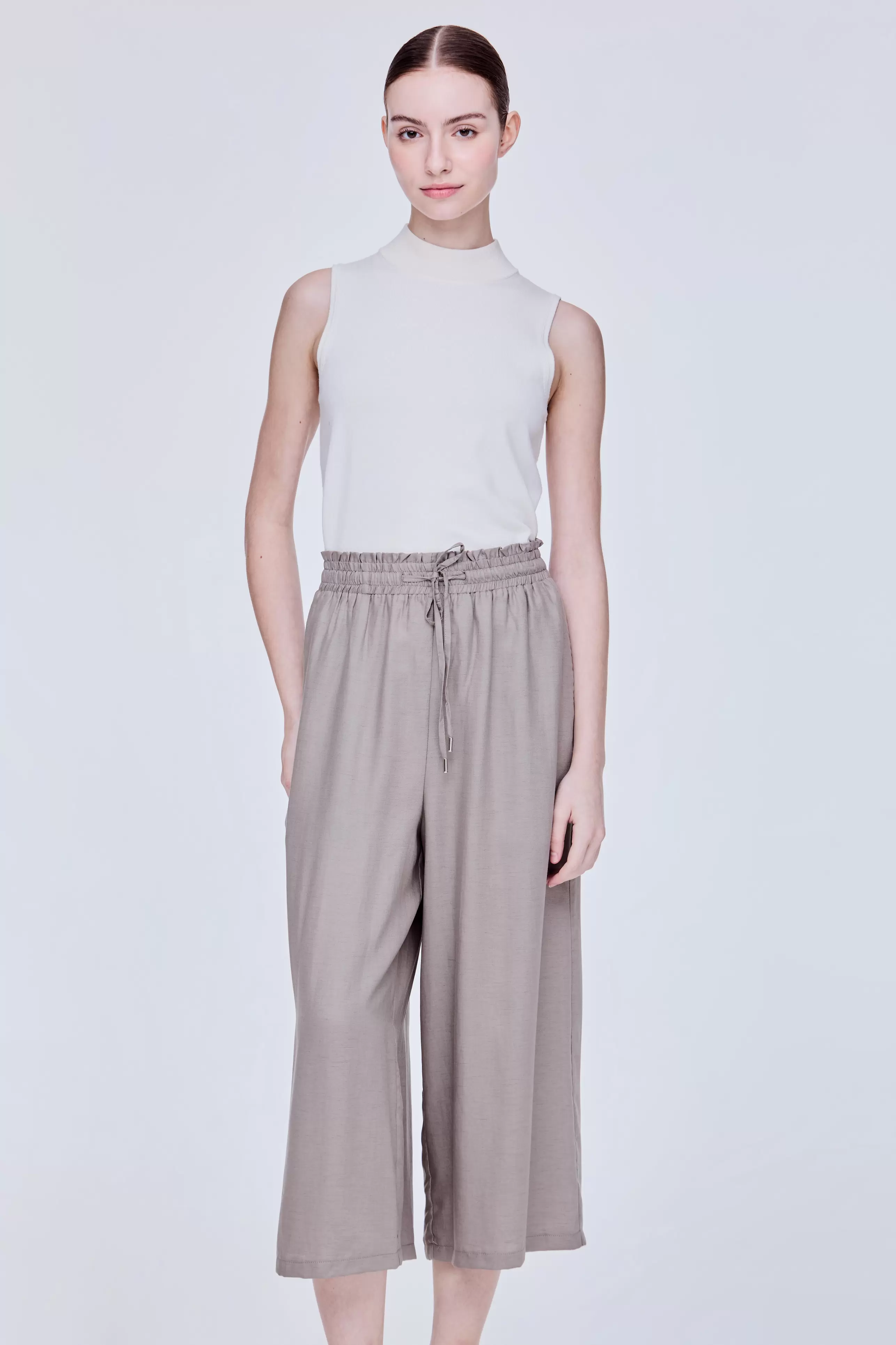 Ruffled Wide Leg Trousers offers at S$ 39.9 in Iora