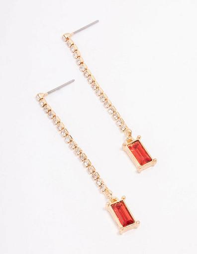Red Cupchain Radiant Drop Earrings offers at S$ 5 in Lovisa